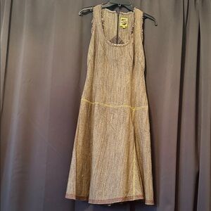 Miss Sixty Brown Midi Dress